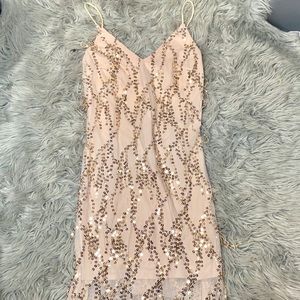 Nude Birthday or Party Dress